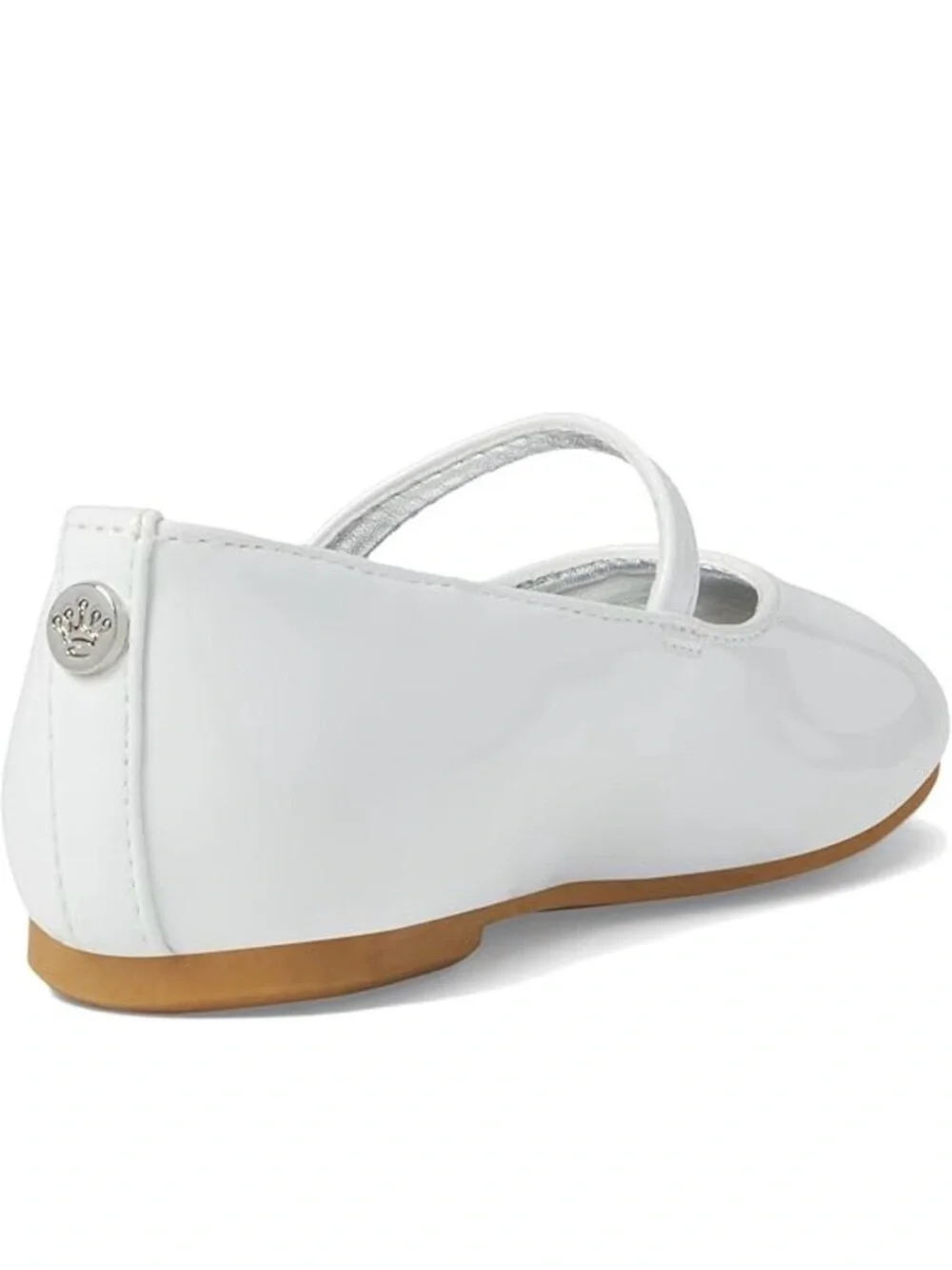 Nina White Patent Mary Jane Girls Dress Shoes